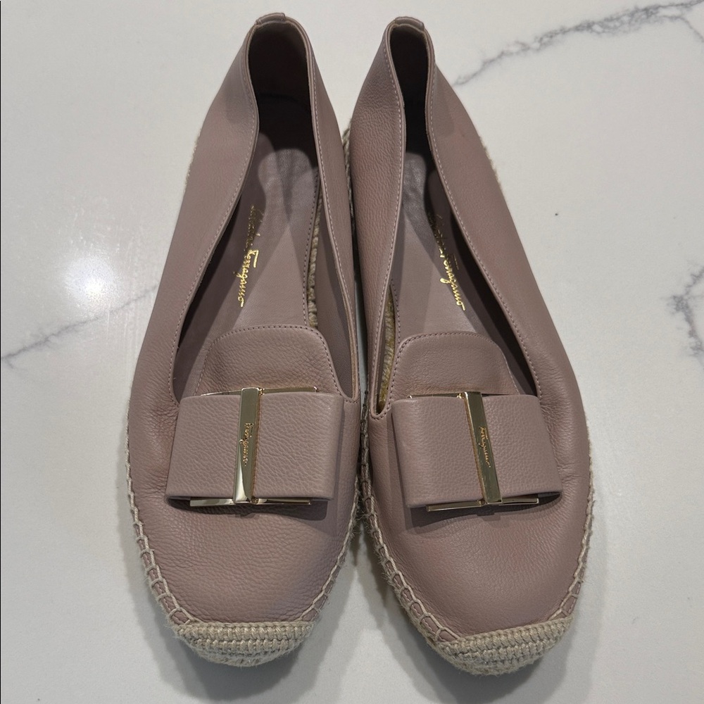 Salvatore Ferragamo Blush Pink Loafers